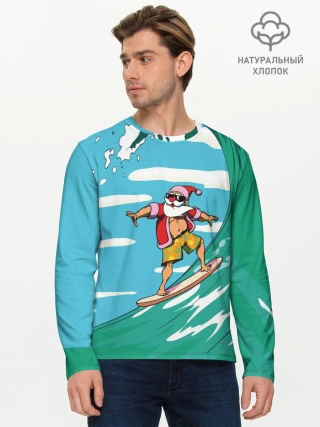 Мужской лонгслив базовый / Cool Santa