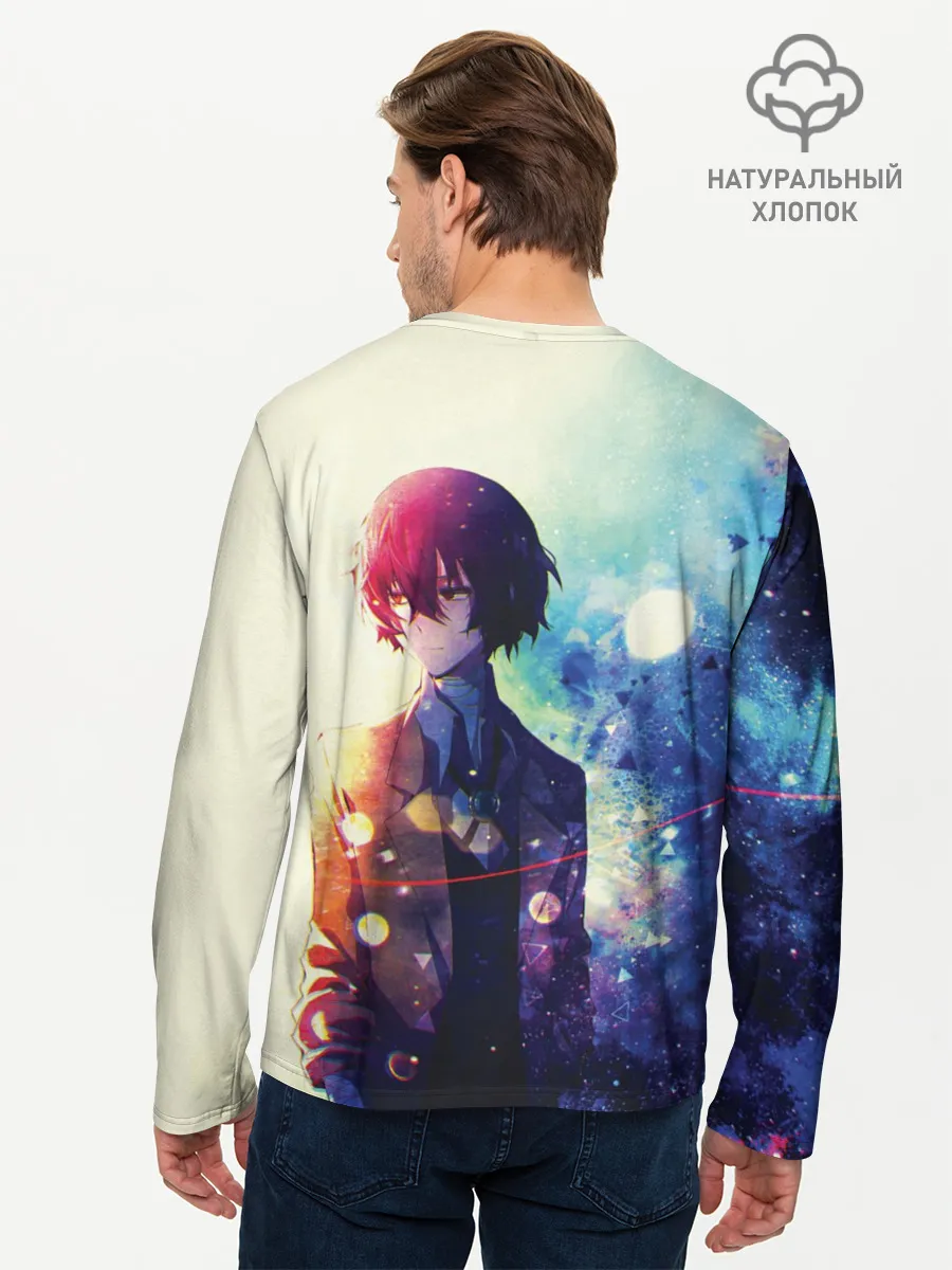 Мужской лонгслив базовый / Осаму Дазай