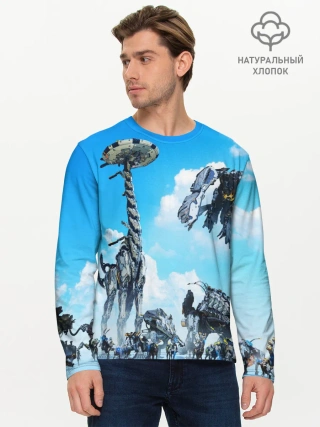 Мужской лонгслив базовый / Horizon Zero Dawn