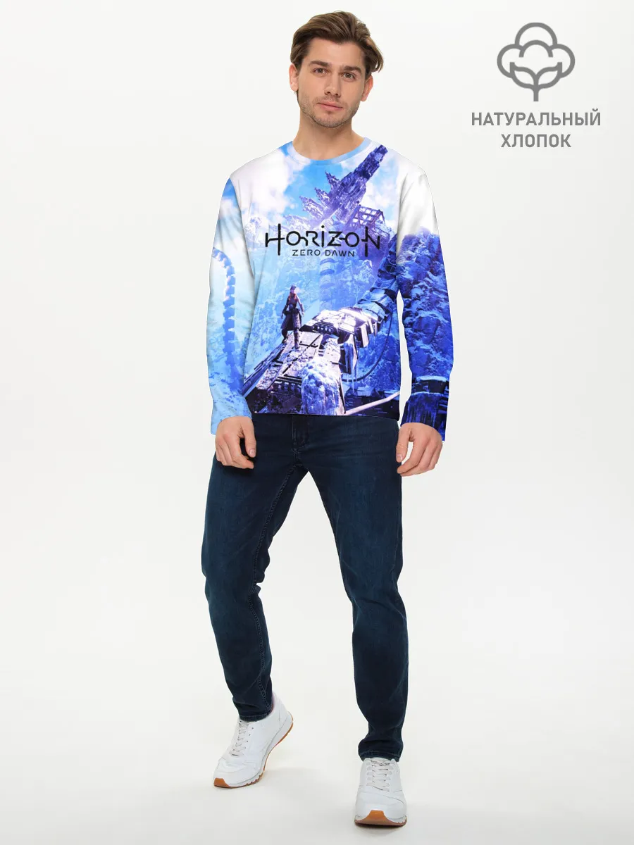 Мужской лонгслив базовый / Horizon Zero Dawn
