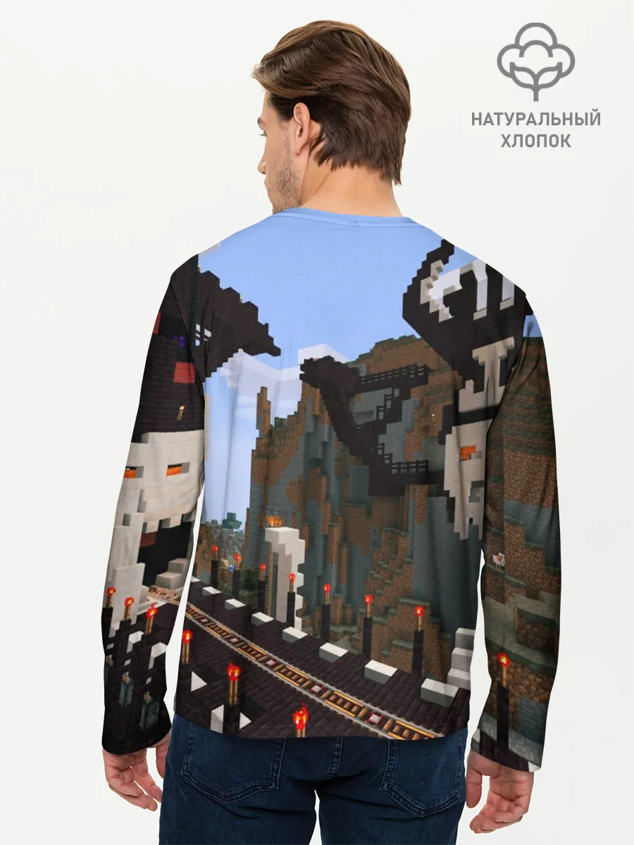 Мужской лонгслив базовый / Minecraft