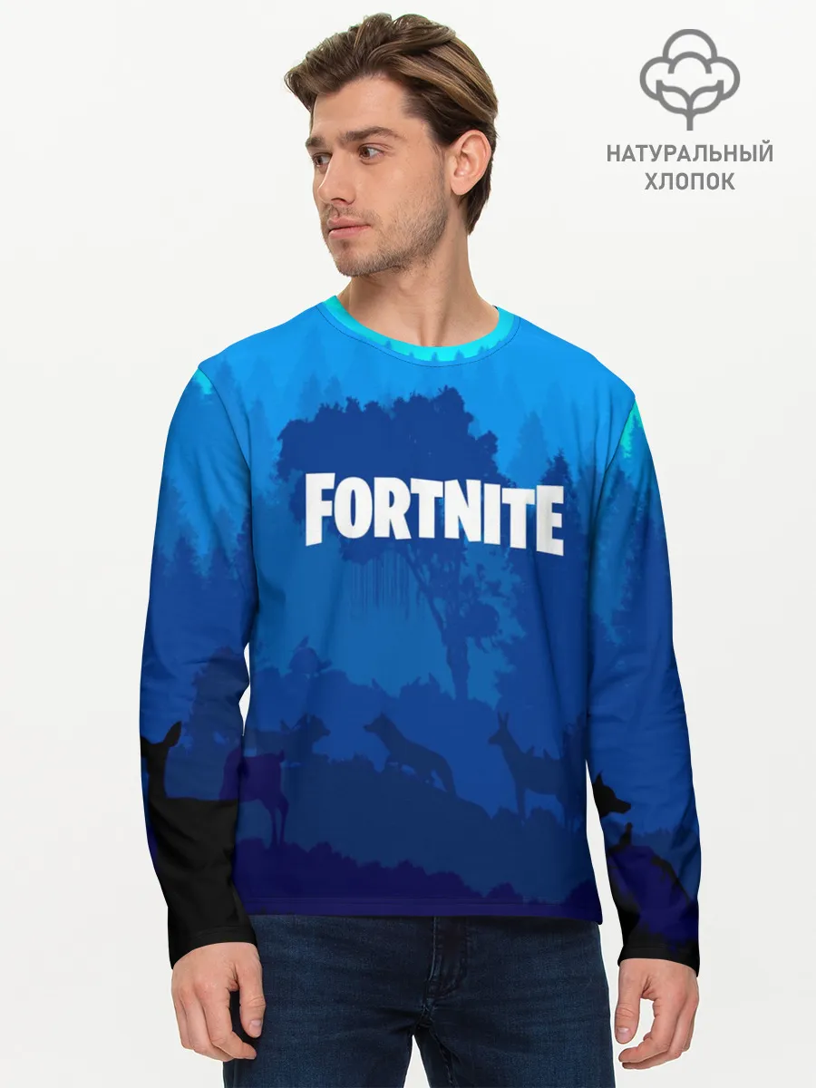 Мужской лонгслив базовый / Fortnite