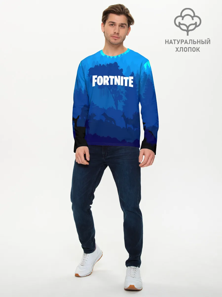 Мужской лонгслив базовый / Fortnite