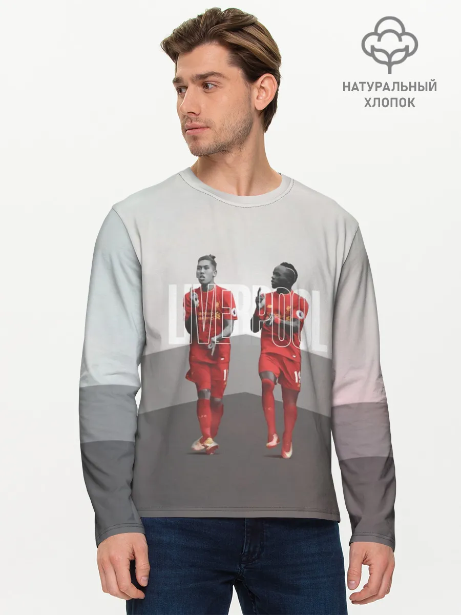 Мужской лонгслив базовый / Liverpool