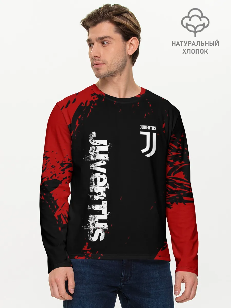 Мужской лонгслив базовый / JUVENTUS / ЮВЕНТУС