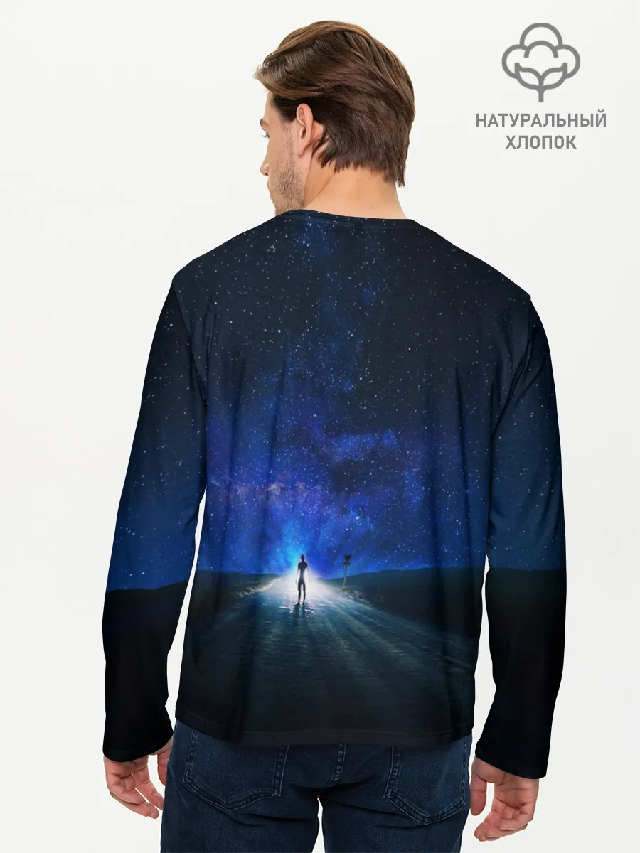 Мужской лонгслив базовый / Очень странные дела