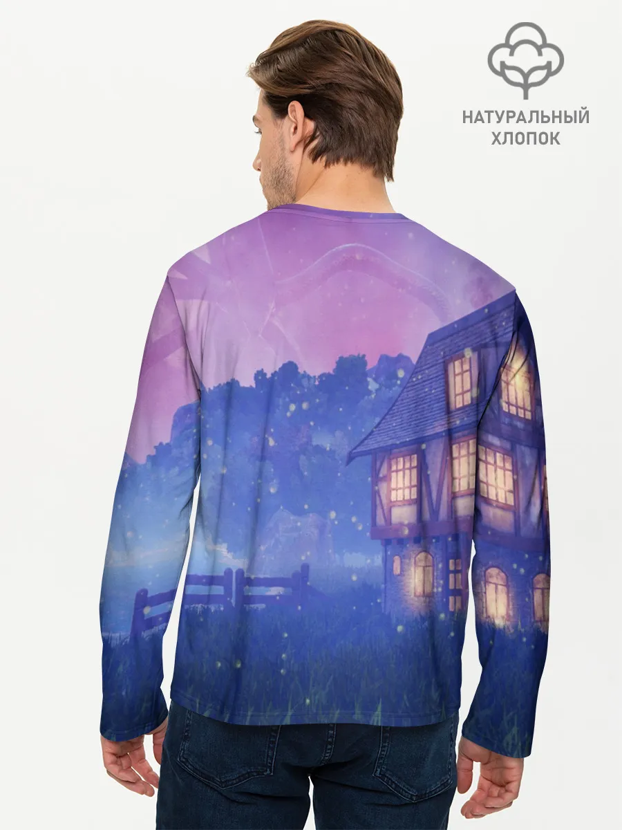 Мужской лонгслив базовый / Очень странные дела