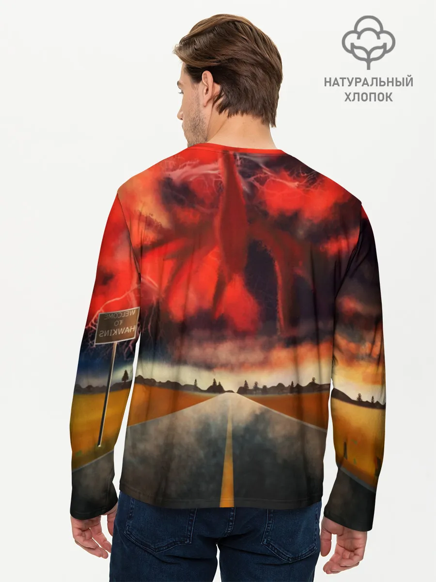 Мужской лонгслив базовый / Очень странные дела