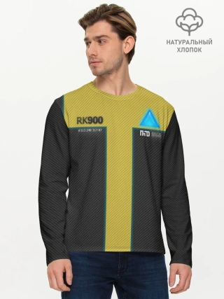 Мужской лонгслив базовый / TrdDBH, detroit, become human,