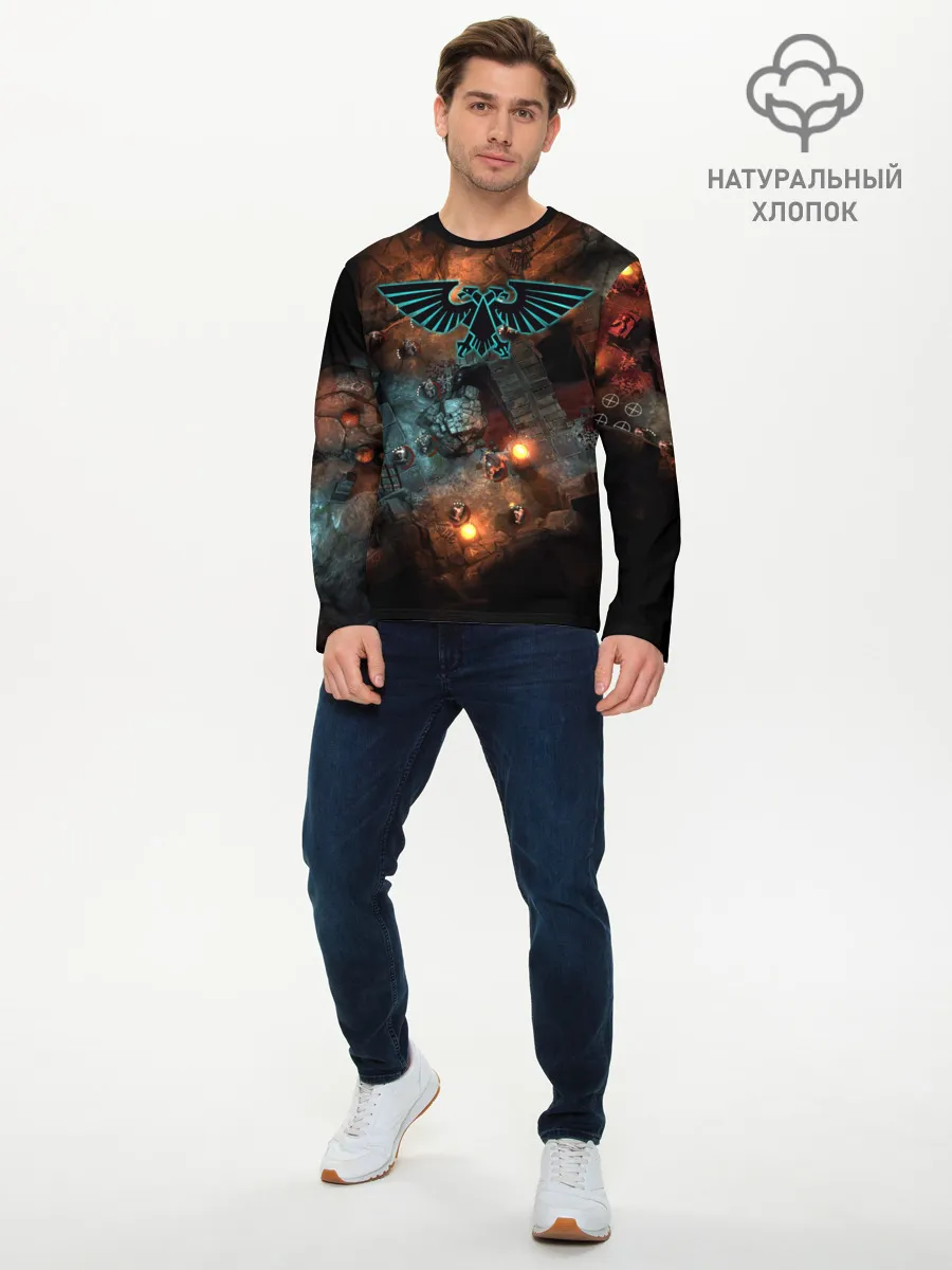 Мужской лонгслив базовый / Warhammer