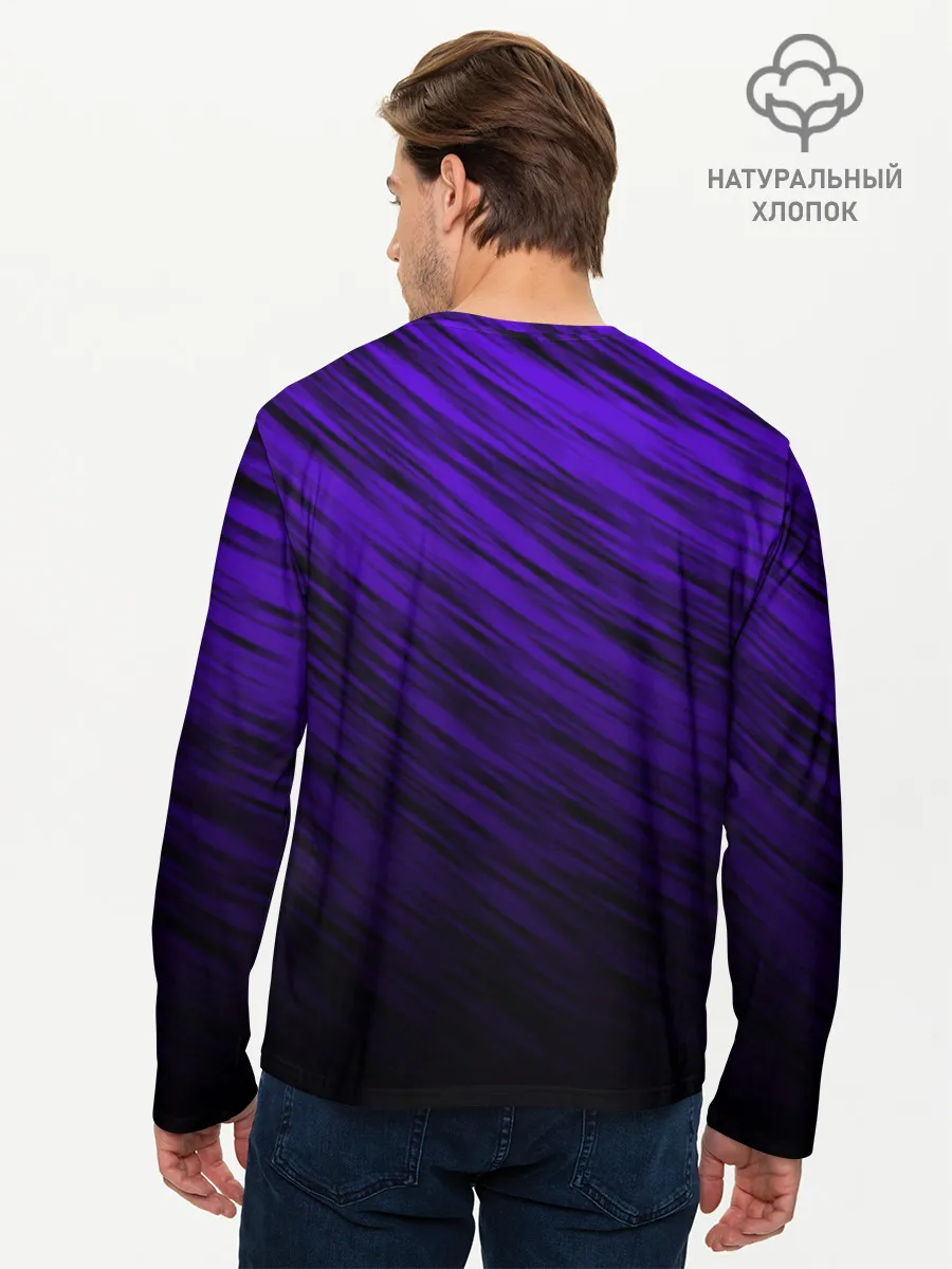 Мужской лонгслив базовый / ШТРИХИ