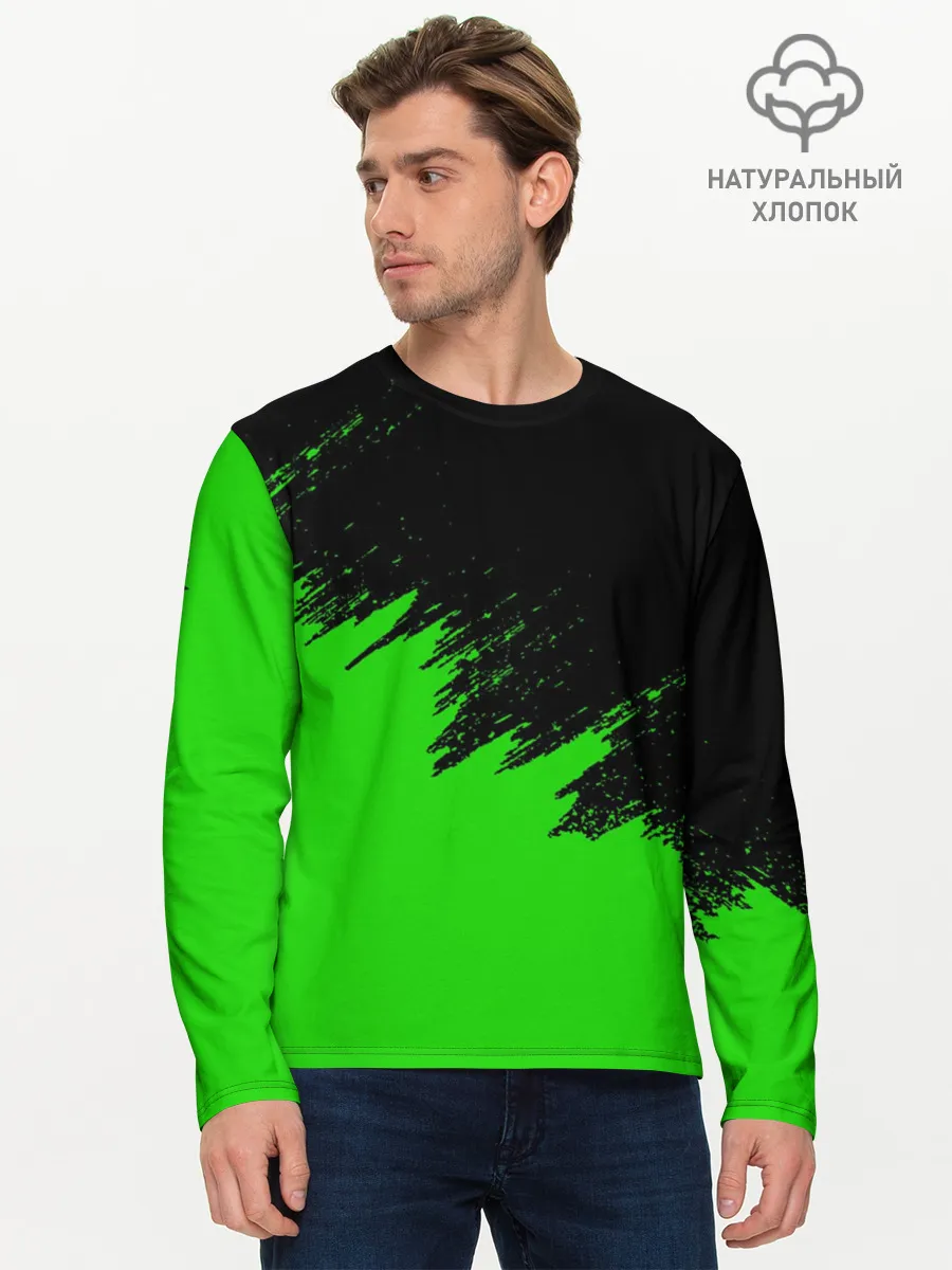 Мужской лонгслив базовый / КРАСКА И НИЧЕГО ЛИШНЕГО!