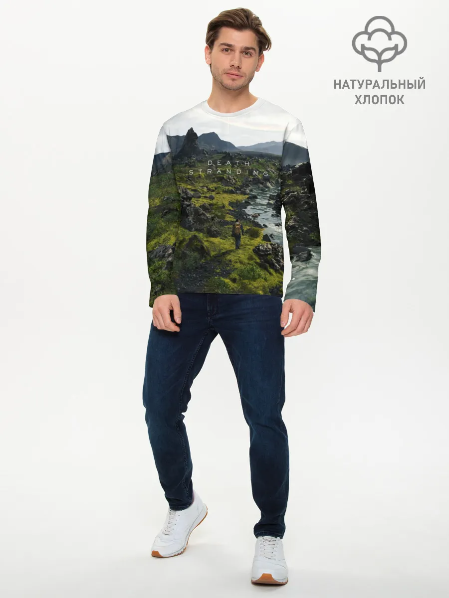 Мужской лонгслив базовый / Death Stranding