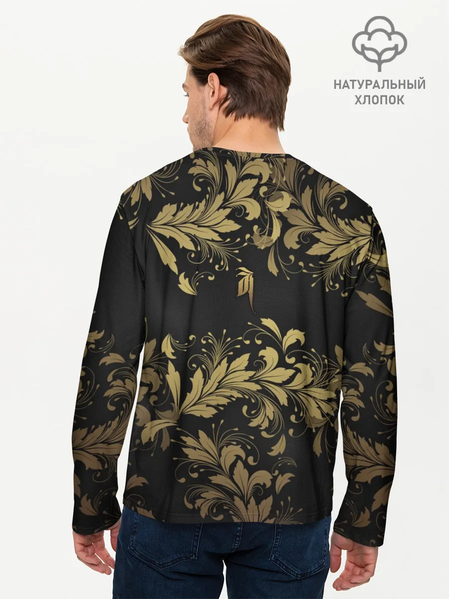 Мужской лонгслив базовый / Gold P. - 36577512ik