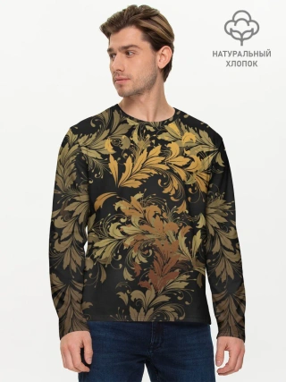 Мужской лонгслив базовый / Gold P. - 36577512ik