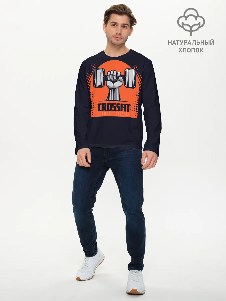 Мужской лонгслив базовый / Crossfit