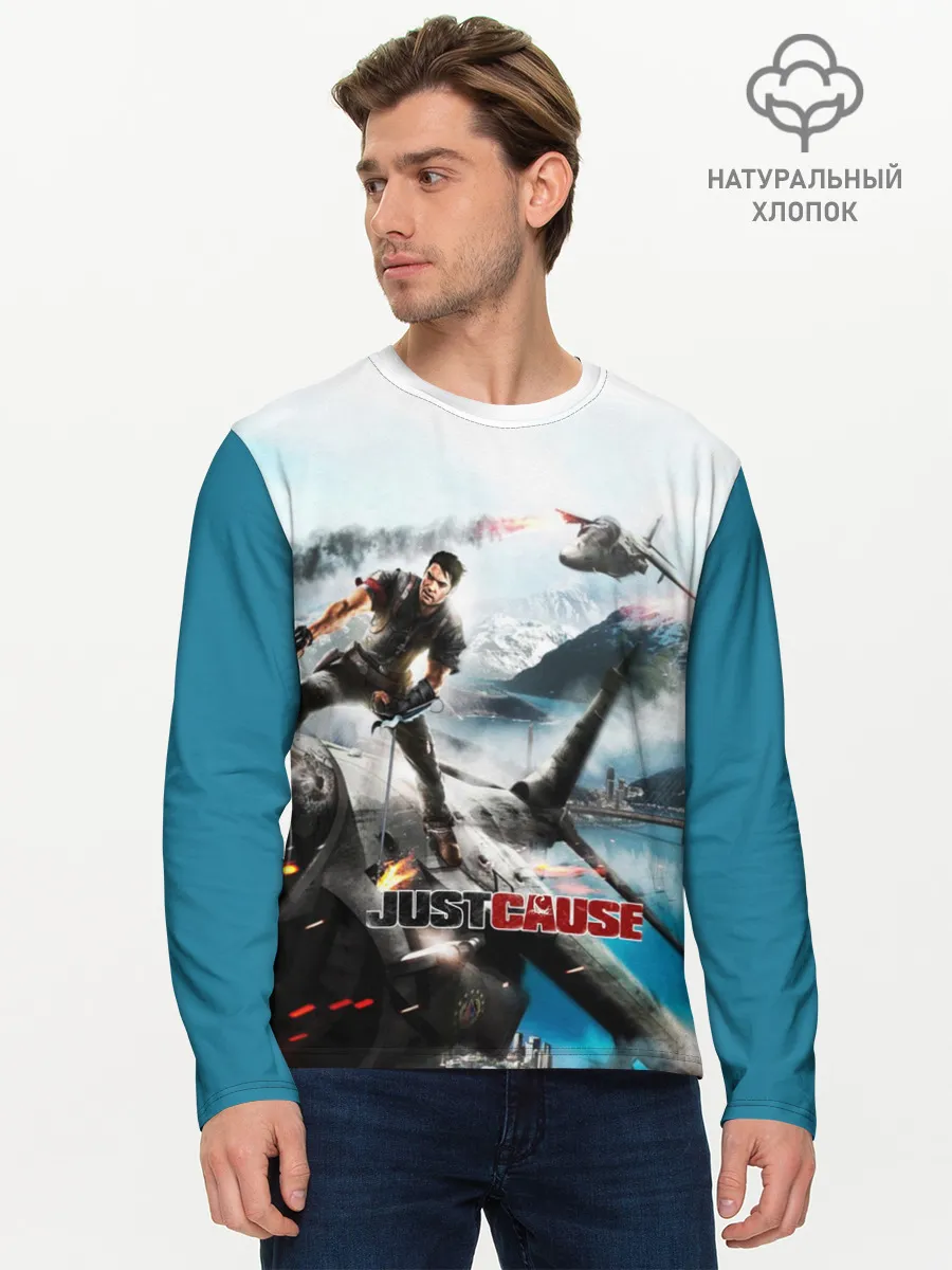 Мужской лонгслив базовый / Just Cause
