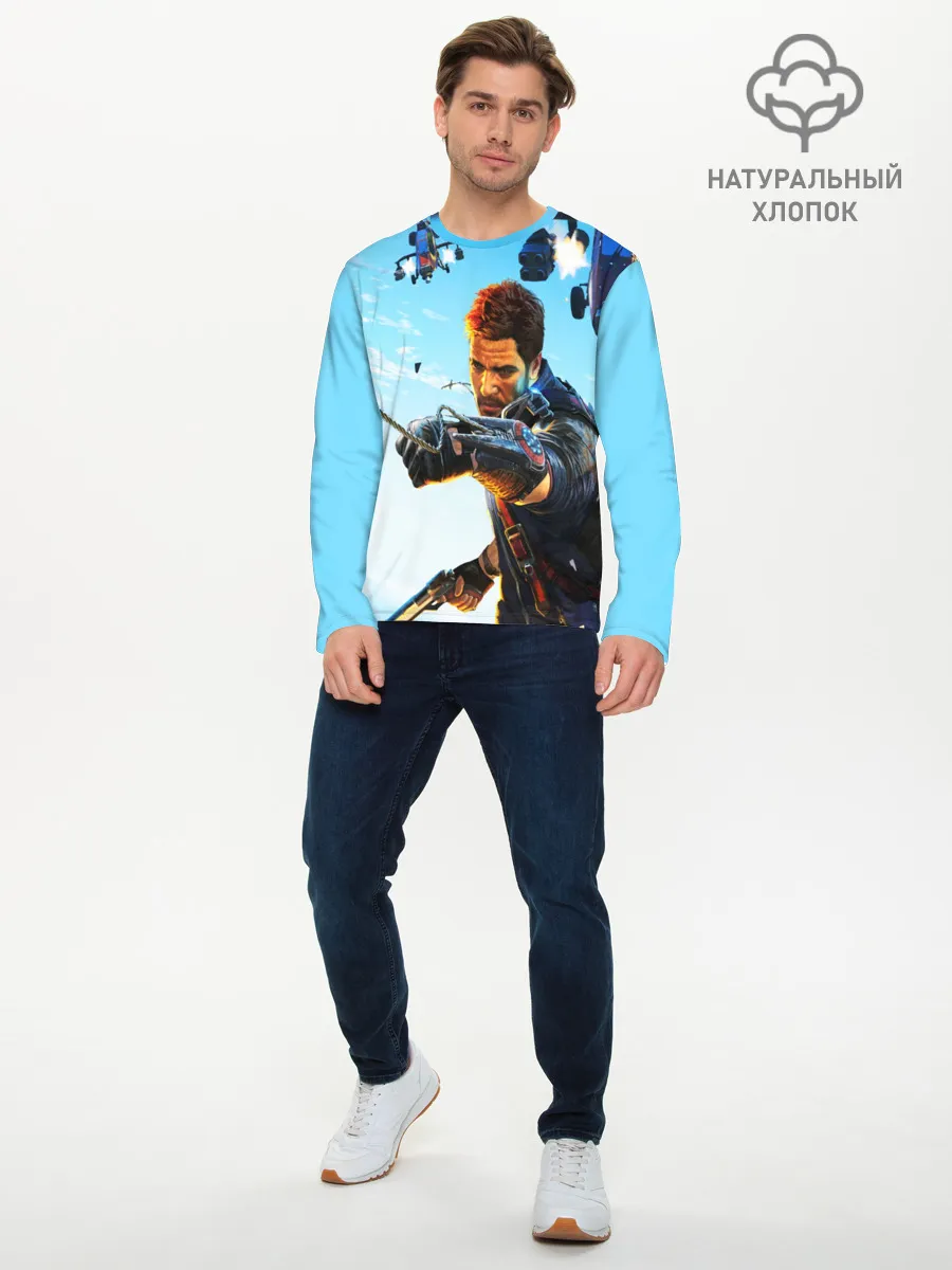 Мужской лонгслив базовый / JustCause