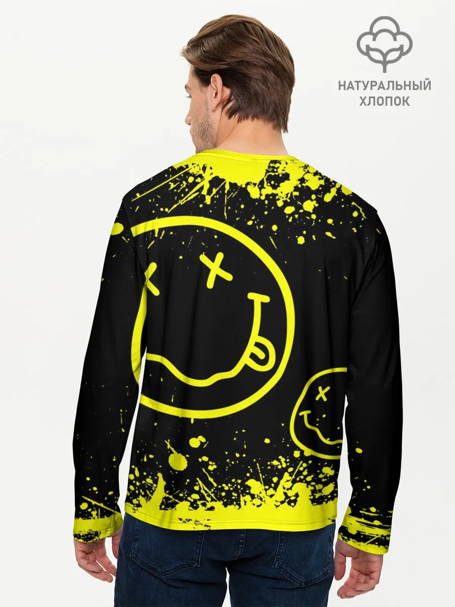 Мужской лонгслив базовый / Nirvana