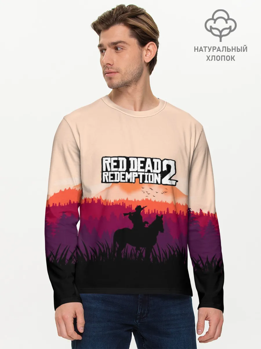 Мужской лонгслив базовый / Red Dead Redemption