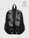 Рюкзак детский / Черно-серый клетчатый узор
