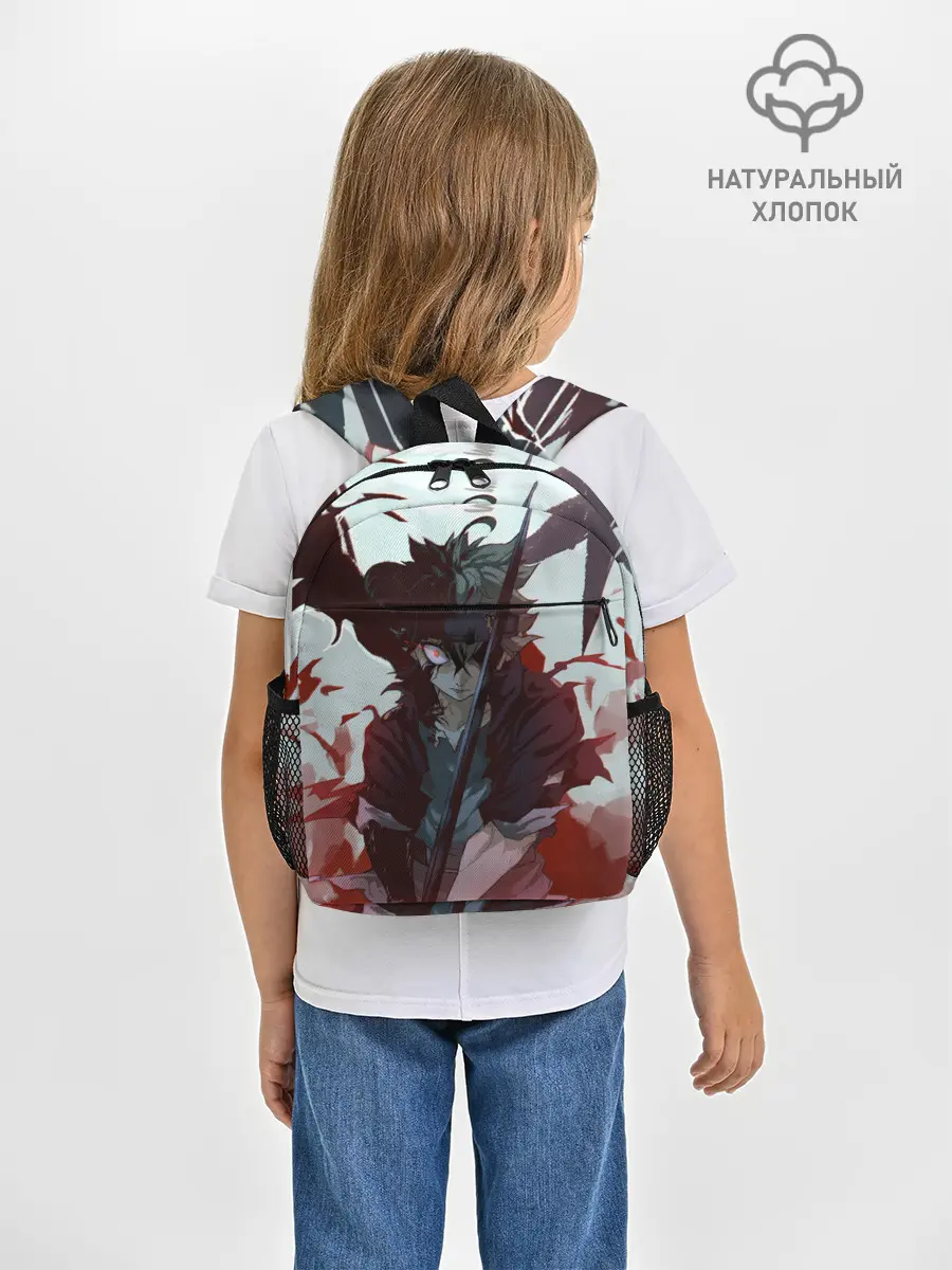 Рюкзак детский / Аста в режиме демона черный клевер