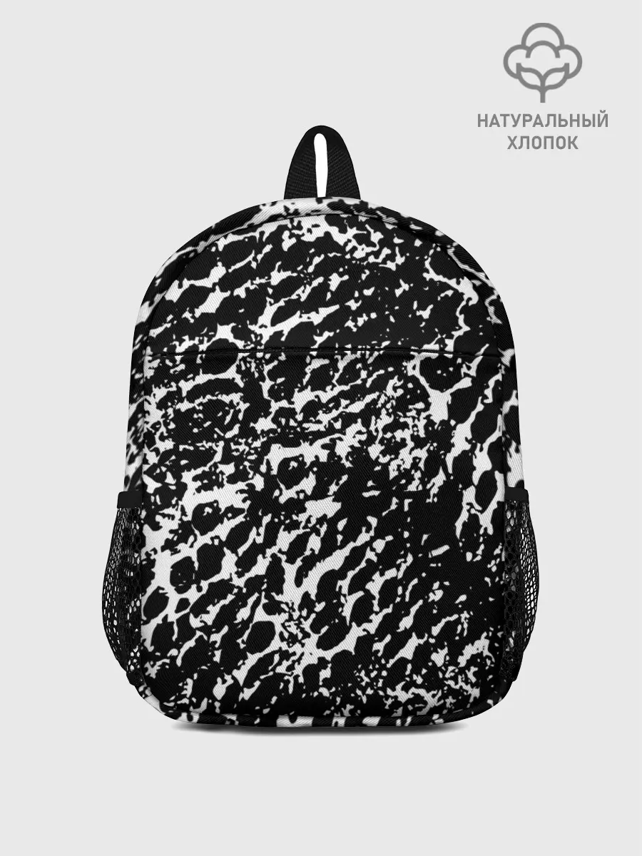 Рюкзак детский / Хаос белого на черном