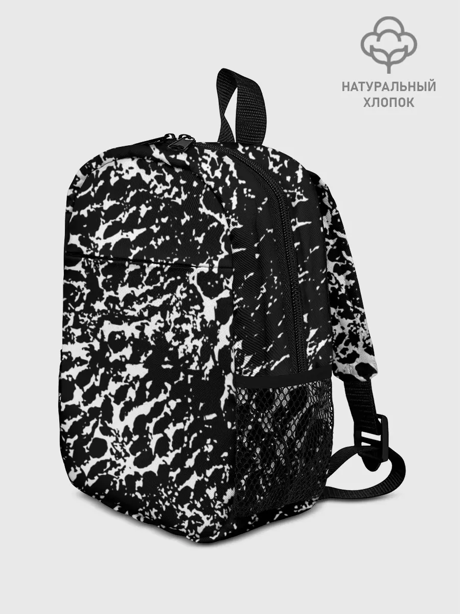 Рюкзак детский / Хаос белого на черном