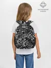 Рюкзак детский / Хаос белого на черном