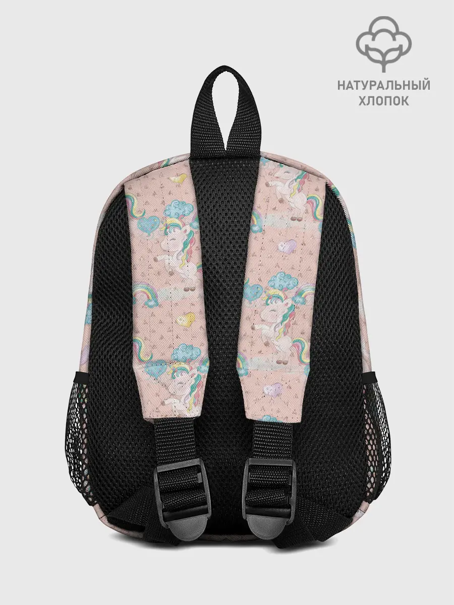 Рюкзак детский / Единороги из паттерна
