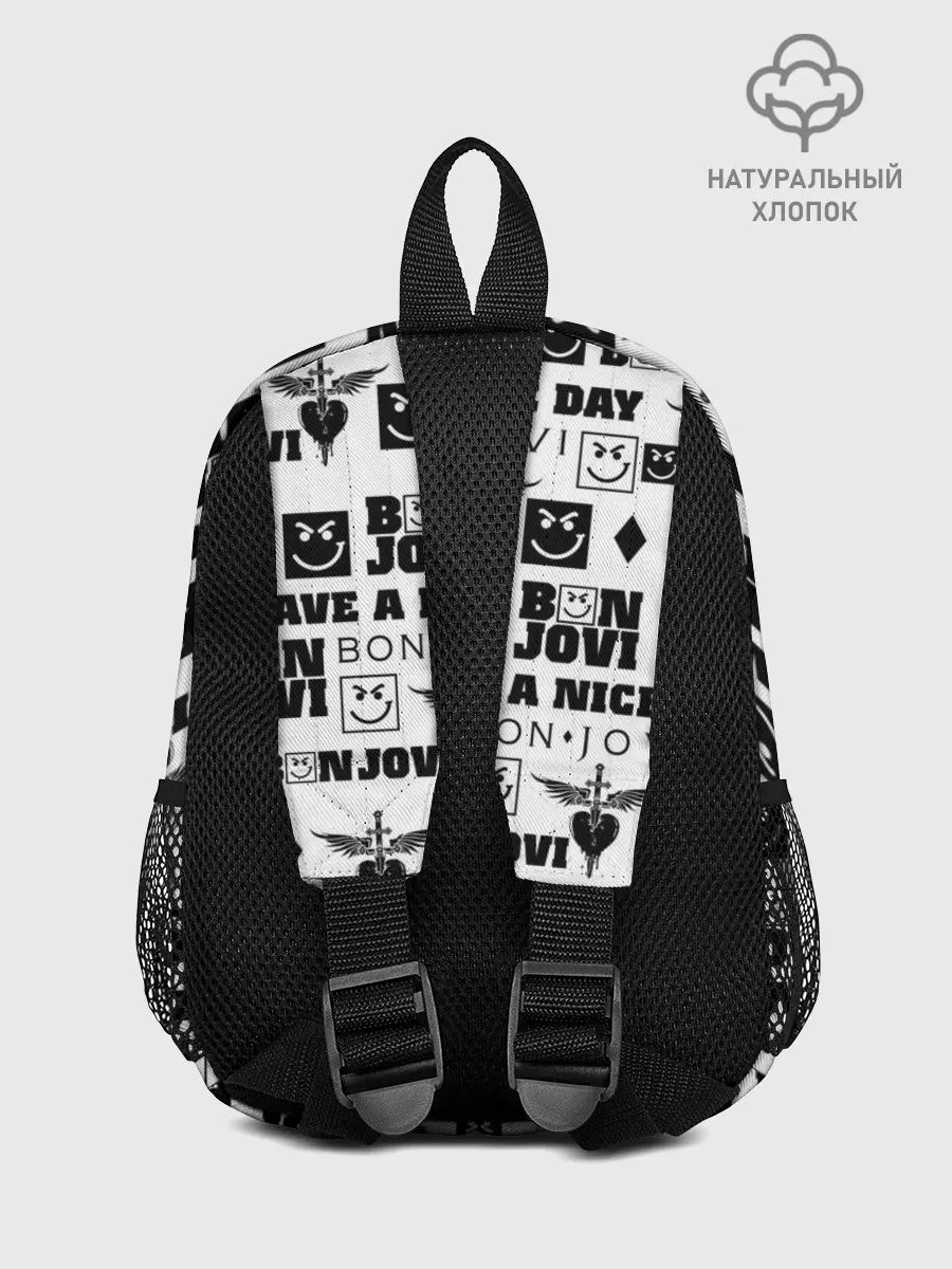 Рюкзак детский / BON JOVI ЛОГОБОМБИНГ | БОН ДЖОВИ ПАТТЕРН