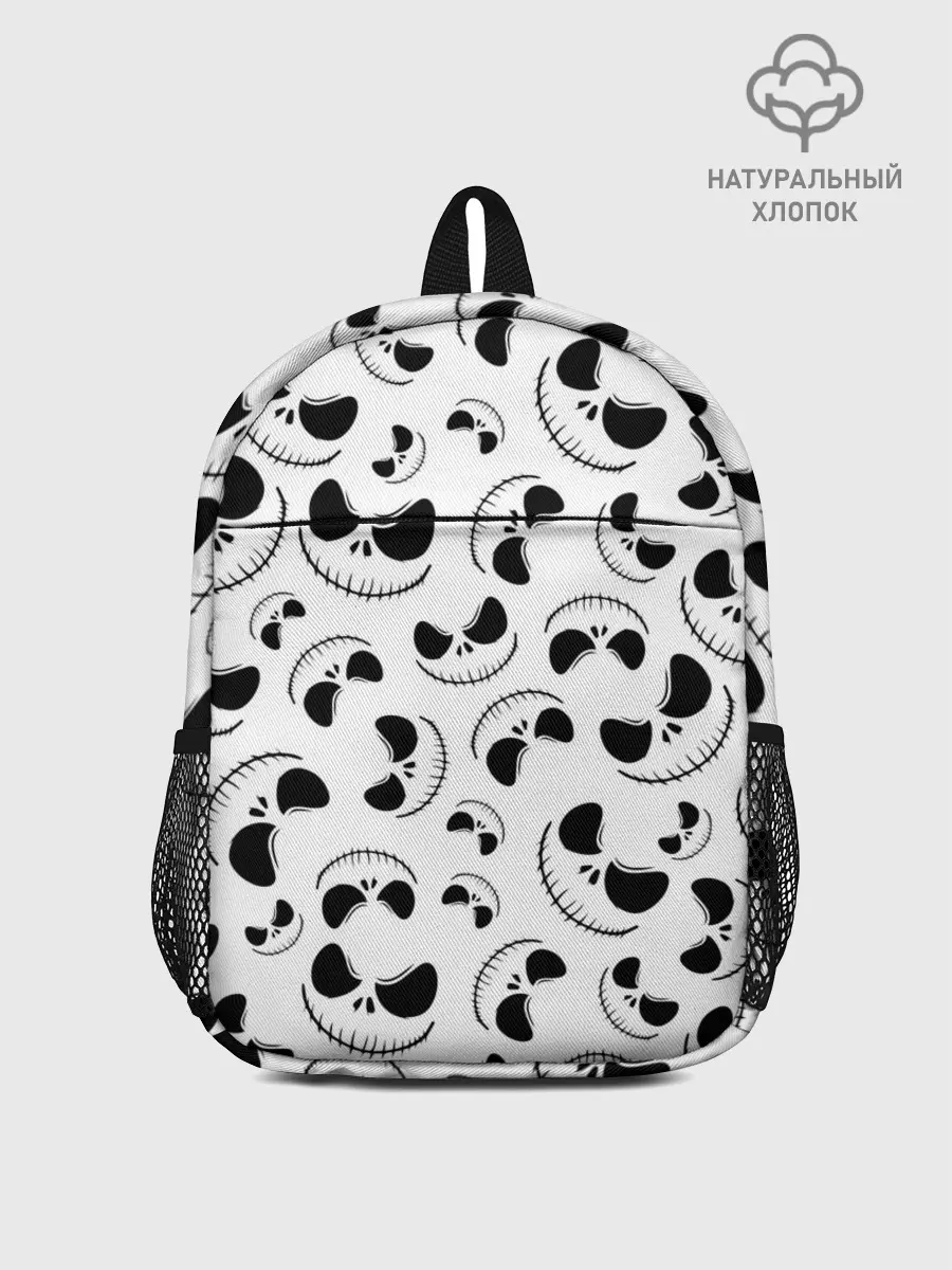 Рюкзак детский / Джек Скеллингтон паттерн лицо