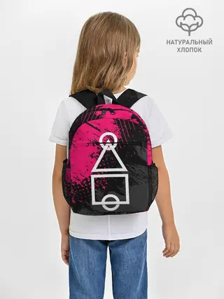 Рюкзак детский / Игра в кальмара | Логотип из интро