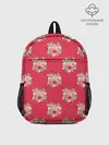 Рюкзак детский / Красные цветы розы