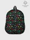 Рюкзак детский / Разноцветные Снежинки
