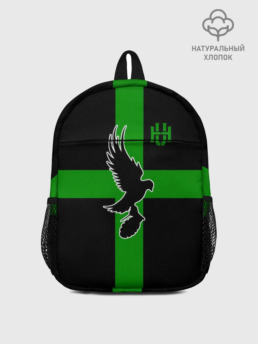 Рюкзак детский / Hollywood Undead заеленный крест