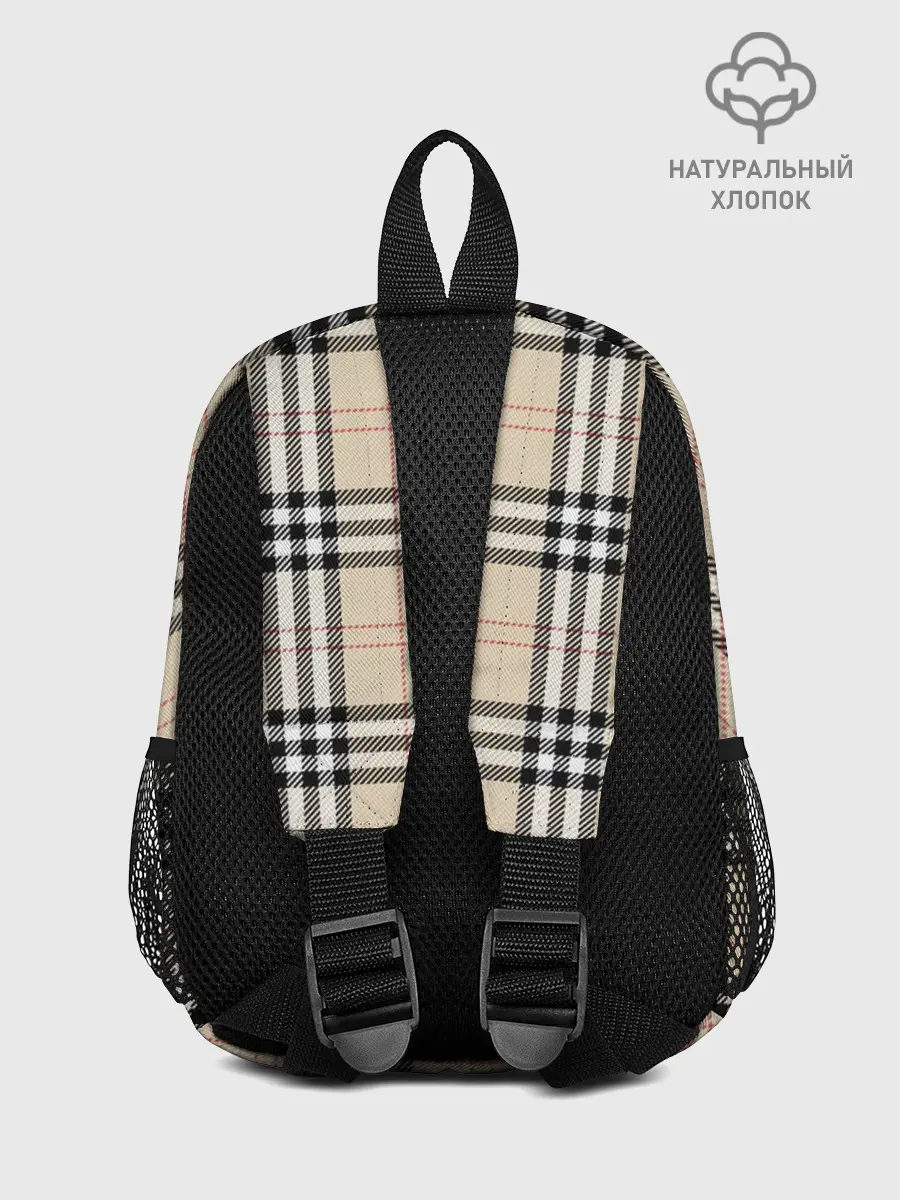 Рюкзак детский / клетчатый принт в стиле Burberry