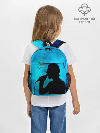 Рюкзак детский / Силуэт Фредди Меркьюри группа Queen