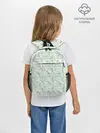 Рюкзак детский / Весенние узоры из листьев