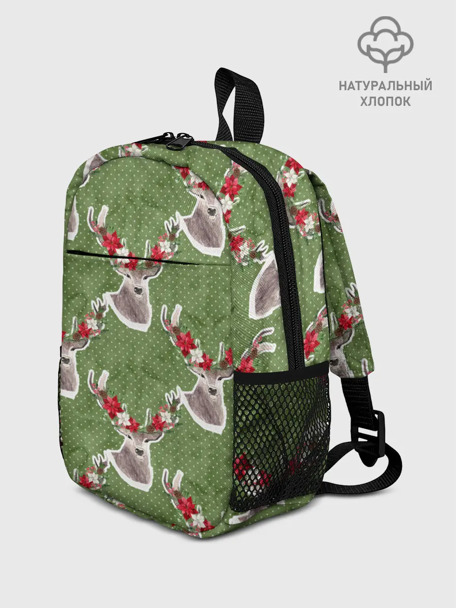 Рюкзак детский / Новогодние олени 2022