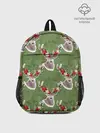 Рюкзак детский / Новогодние олени 2022