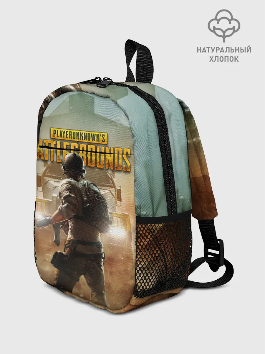 Рюкзак детский / PUBG СОЛДАТ В ШЛЕМЕ | ПАБГ