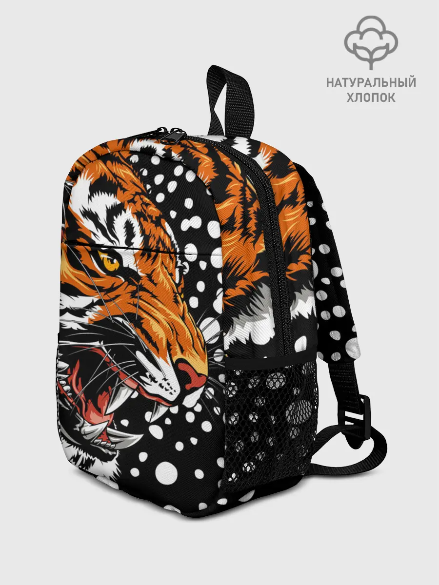 Рюкзак детский / Амурский тигр и снегопад