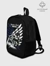 Рюкзак детский / Имир на фоне герба Разведкорпуса