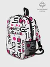 Рюкзак детский / ИГРА В КАЛЬМАРА УЗОР И ПАТТЕРН ЛОГО