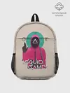 Рюкзак детский / Squid game - Игра в кальмара треугольник