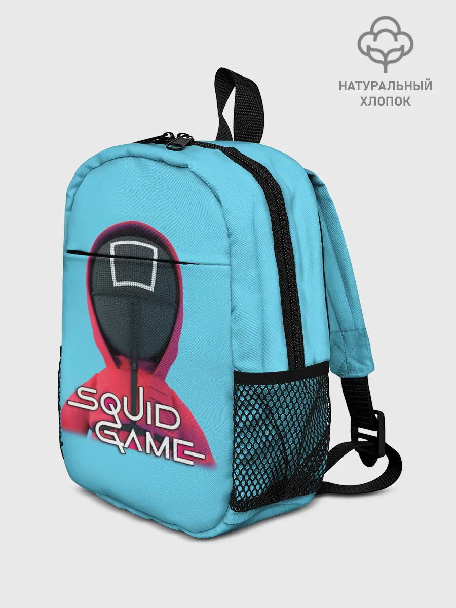Рюкзак детский / Squid game квадрат - Игра в кальмара