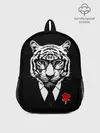 Рюкзак детский / Тигр с красной розой