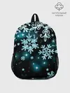 Рюкзак детский / Космические снежинки