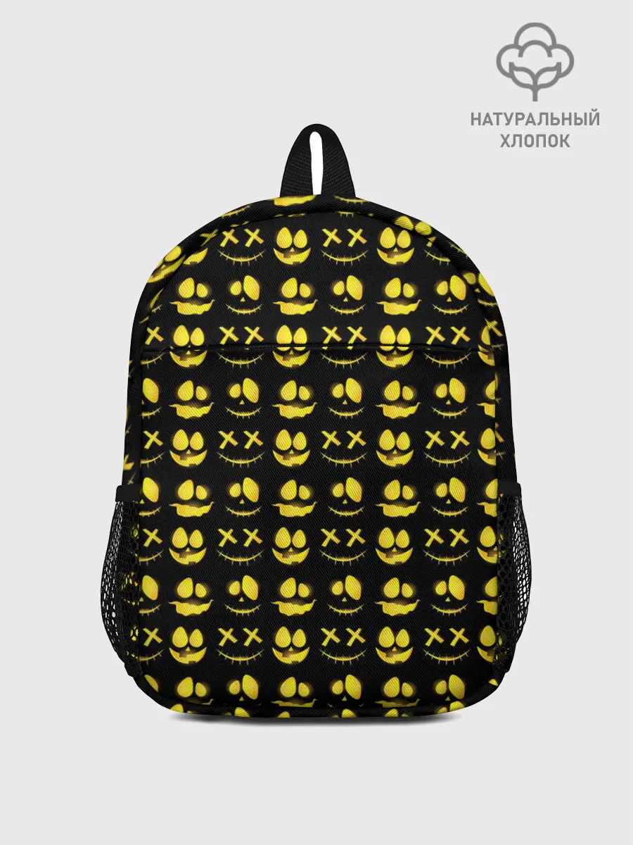 Рюкзак детский / Прикольные смайлы Хэллоуин / Halloween